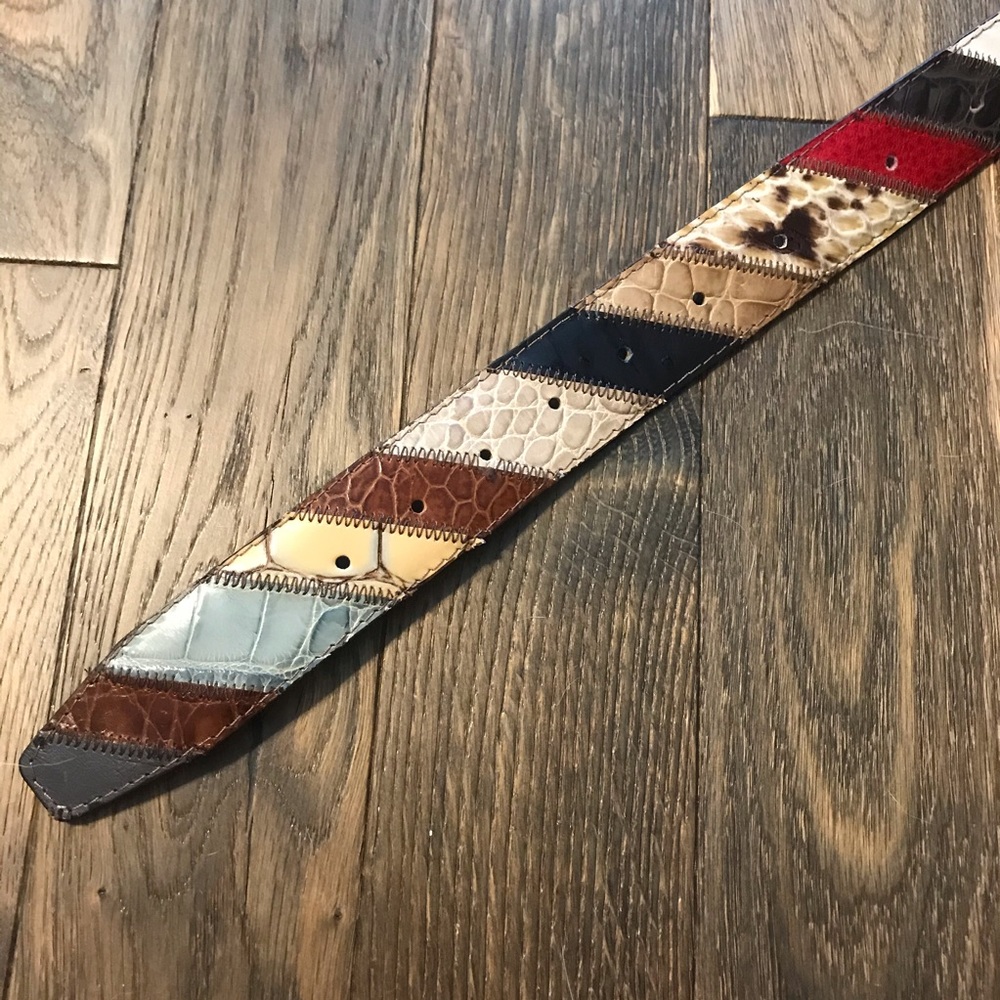Leather belt from Italy